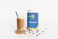 Iced Vanilla Protein Latte with Agave Cold Foam
