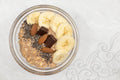 Chocolate Banana Protein Oatmeal