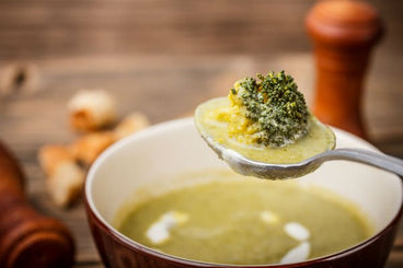 Raw Vegan Cream of Broccoli Soup