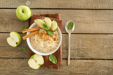 Crockpot Overnight Apple Protein Oatmeal