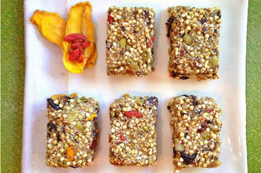 Raw Vegan Fruity Chocolate Breakfast Bars