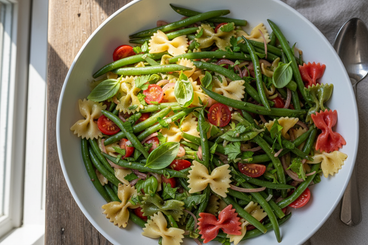 bowtie green beans