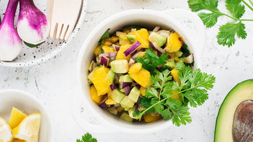 Mango Avocado Salsa: Organic Raw Vegan Recipe