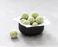 No Bake Matcha Collagen Builder Coconut Balls
