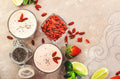 Sunwarrior, Adaptogen, goji berry, coconut milk, chia seed