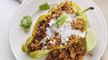 Stuffed Poblano Peppers