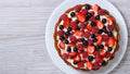 Raw White Chocolate Very Berry Cake