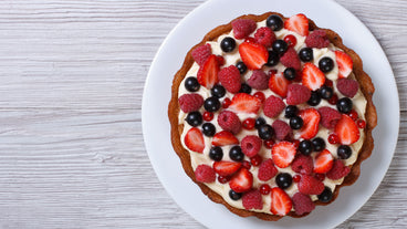 Raw White Chocolate Very Berry Cake
