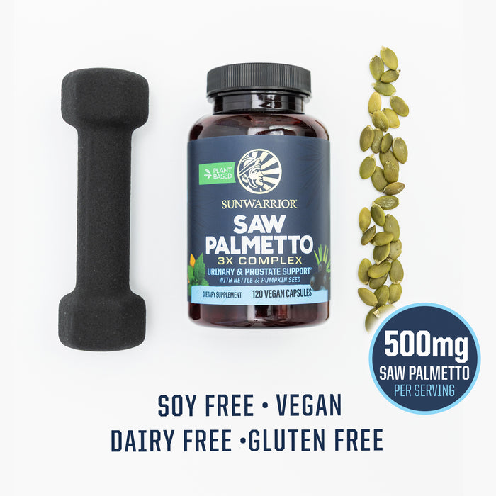 Saw Palmetto 3X Complex Vitamins & Supplements Sunwarrior