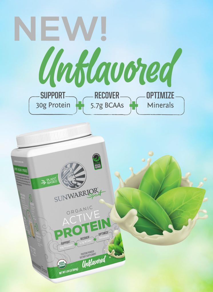 Sunwarrior Sport Active Protein Unflavored - Life style banner image mobile