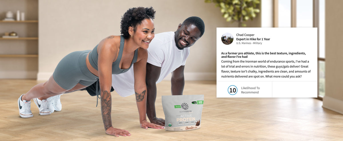 Active Protein 45 Servings Chocolate - Life style banner image desktop