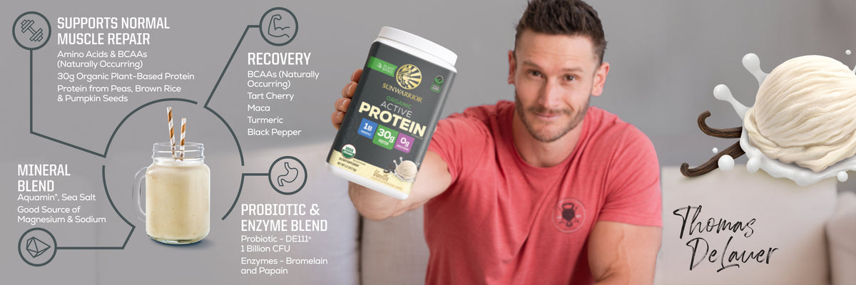 Active Protein - Vanilla - Life style banner image desktop
