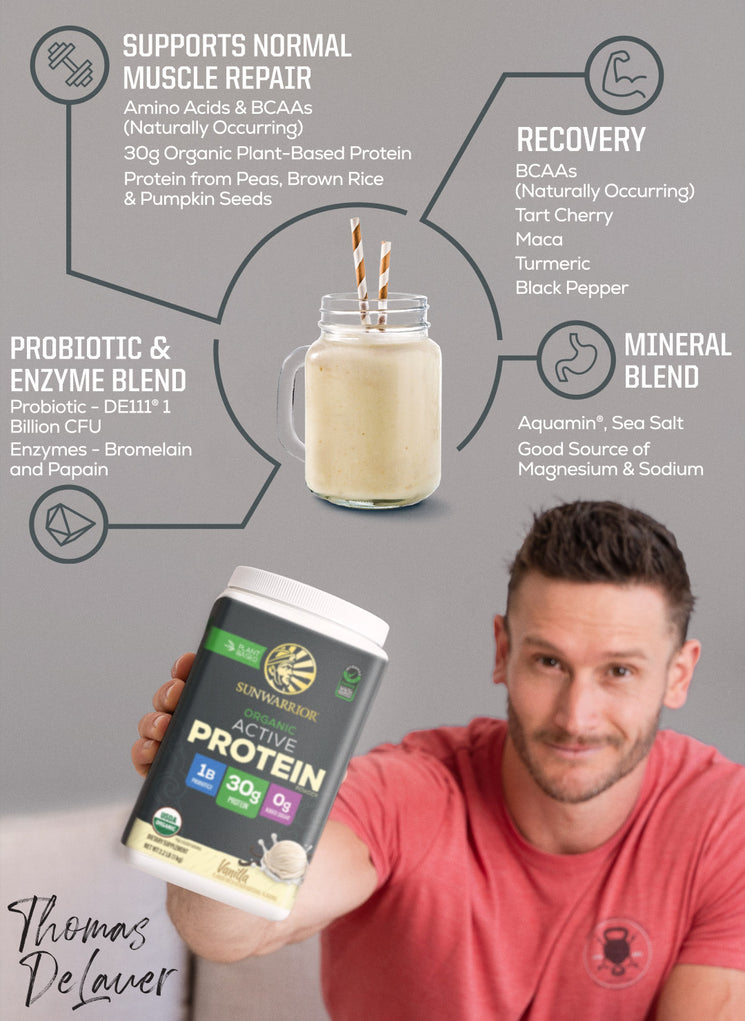 Active Protein - Vanilla - Life style banner image mobile