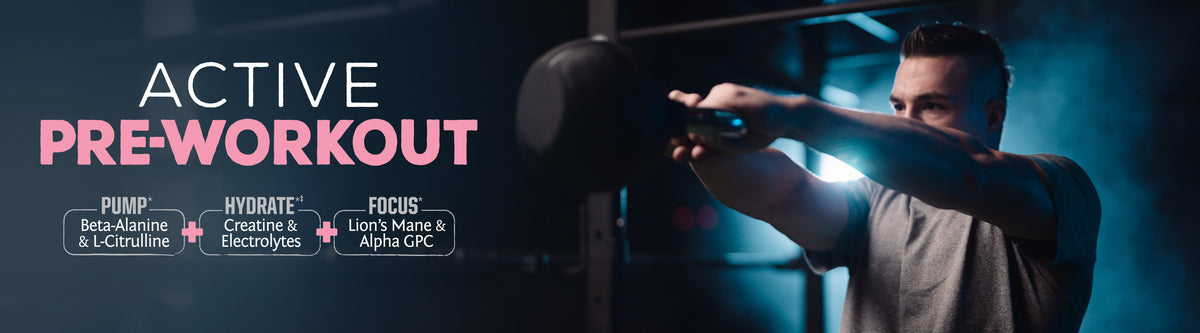 Active Pre-Workout - Watermelon - Life style banner image desktop