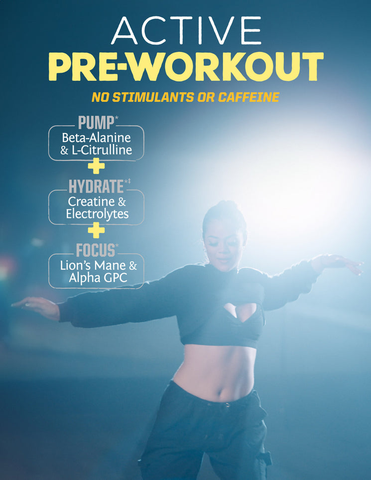 Active Pre-Workout Non-Stim - Life style banner image mobile