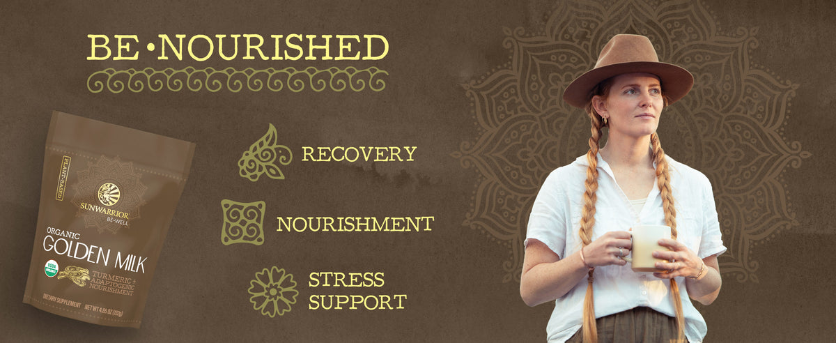 Be•Well Organic Golden Milk - Life style banner image desktop