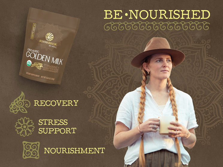 Be•Well Organic Golden Milk - Life style banner image mobile