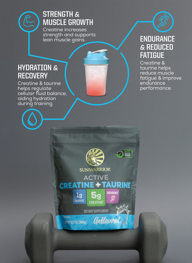Active Creatine Plus Taurine Unflavored - Life style banner image mobile
