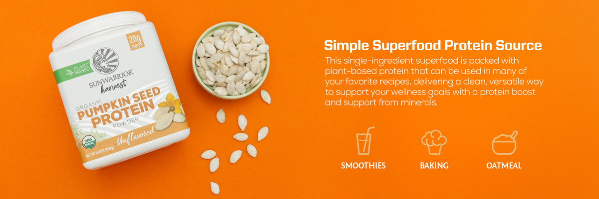 Pumpkin Seed Protein - Life style banner image desktop