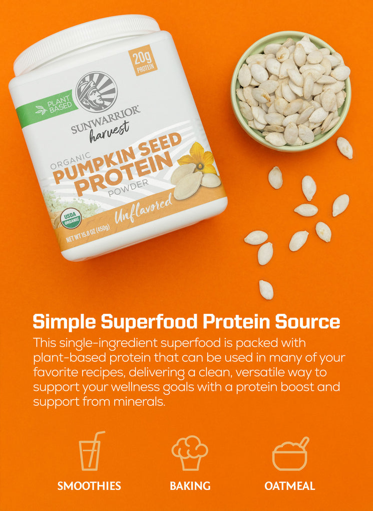 Pumpkin Seed Protein - Life style banner image mobile