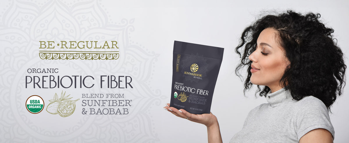 Be•Well Organic Prebiotic Fiber Powder - Life style banner image desktop