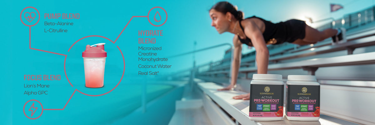 Active Pre-Workout Non-Stim Watermelon - Life style banner image desktop