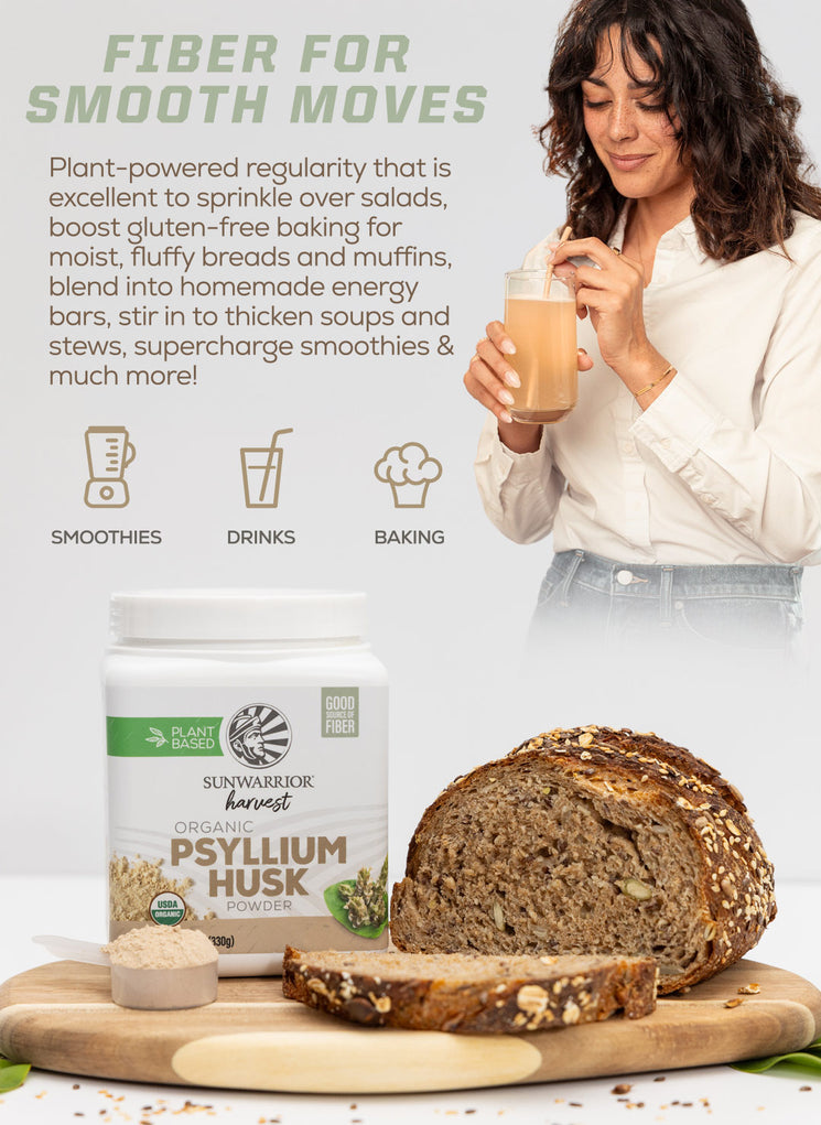 Organic Psyllium Husk Powder - Life style banner image mobile