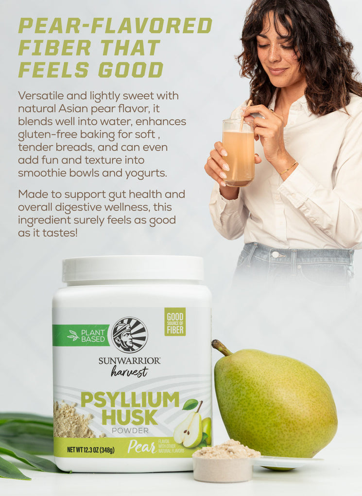 Organic Psyllium Husk Powder - Pear - Life style banner image mobile