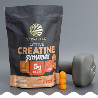 Creatine Gummies for Strength - Peach Vitamins & Supplements Sunwarrior