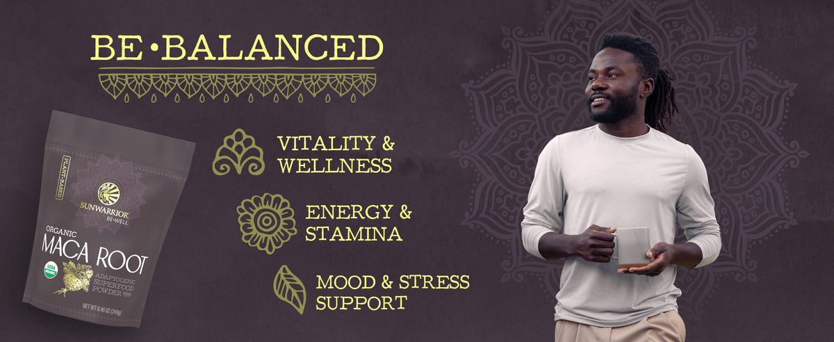 Be•Well Organic Maca Root Powder - Life style banner image desktop