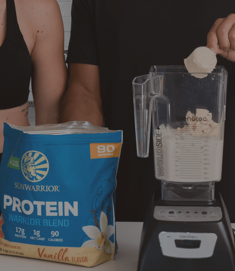 blender and vanilla warrior blend