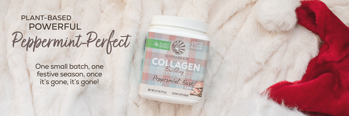 Collagen Building Protein Peptides Peppermint Bark - 7 Servings - Life style banner image desktop