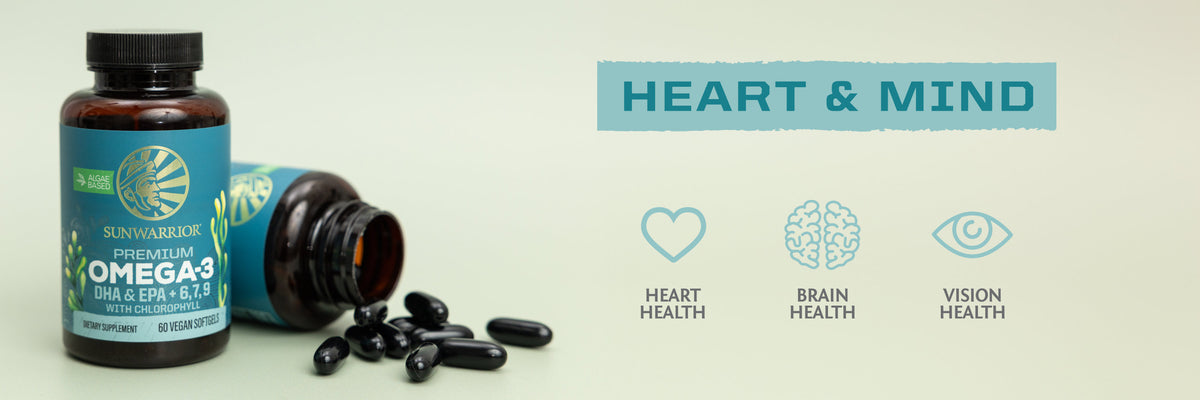 Premium Omega-3 | Vegan DHA & EPA - Life style banner image desktop