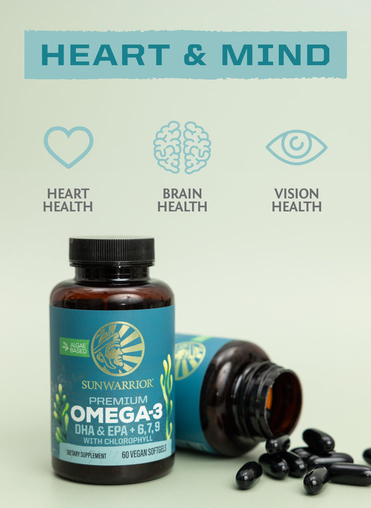 Premium Omega-3 | Vegan DHA & EPA - Life style banner image mobile