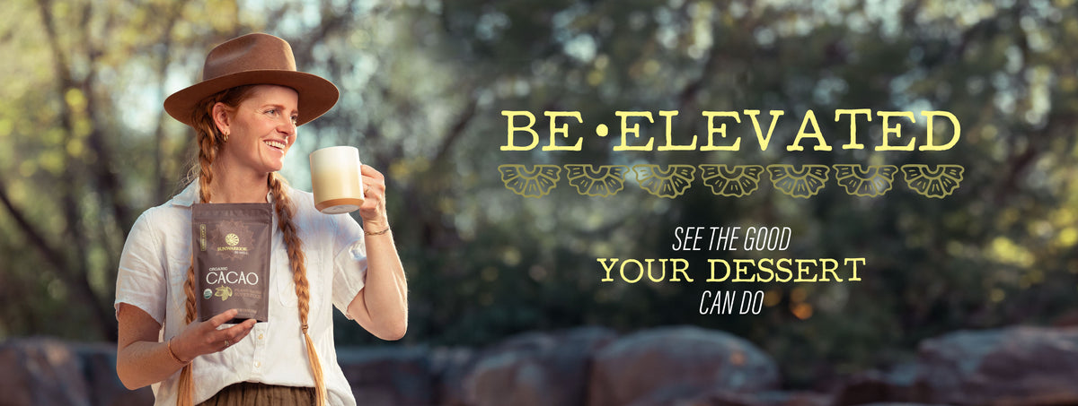 Be•Well Organic Cacao Powder - Life style banner image desktop