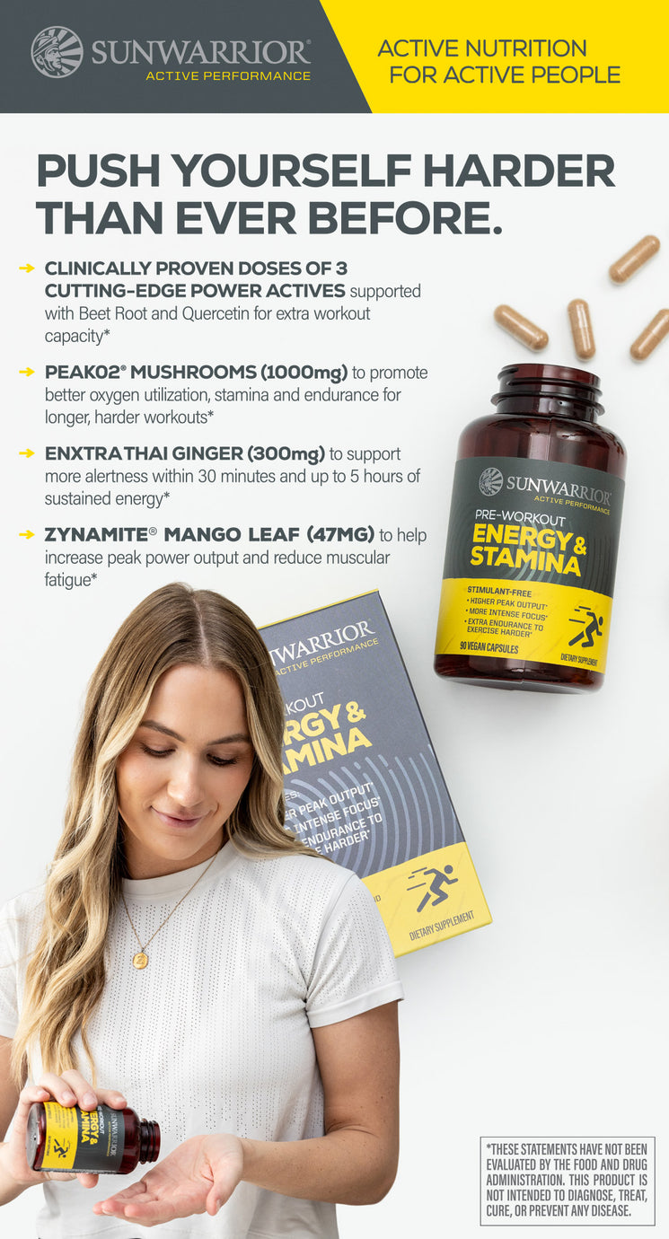 Active Energy and Stamina Capsules - Life style banner image mobile