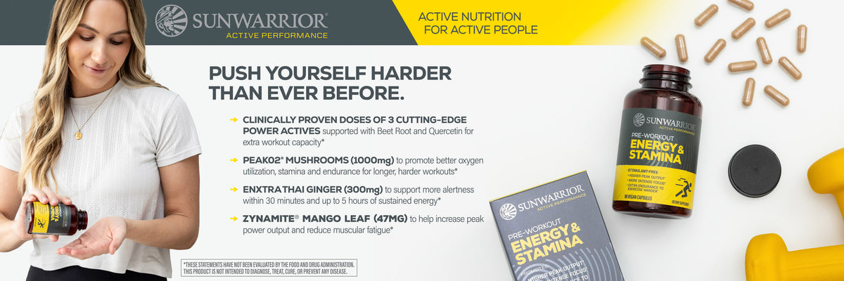 Active Energy and Stamina Capsules - Life style banner image desktop