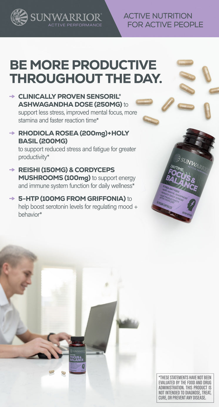 Active Focus and Balance Capsules - Life style banner image mobile