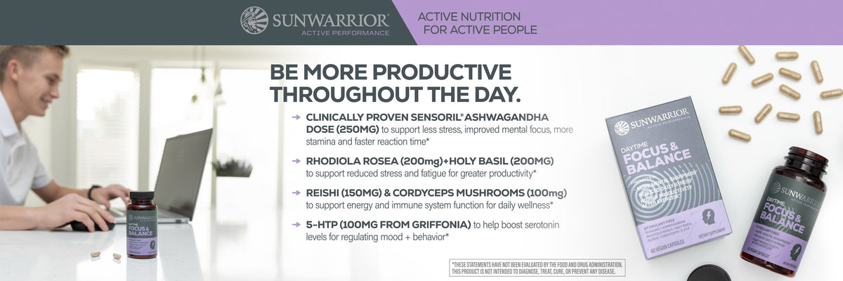 Active Focus and Balance Capsules - Life style banner image desktop