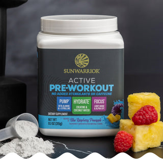 Active Pre-Workout Non-Stim Blue Raz Vitamins & Supplements Sunwarrior