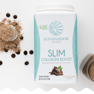 SLIM Collagen Boost - Chocolate Plant-based Protein Sunwarrior