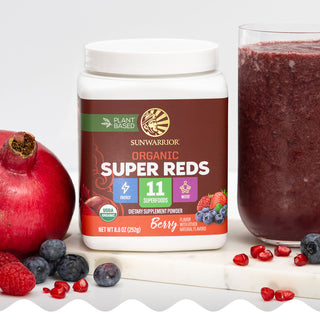 Organic Super Reds Powder Superfood Supplements Sunwarrior