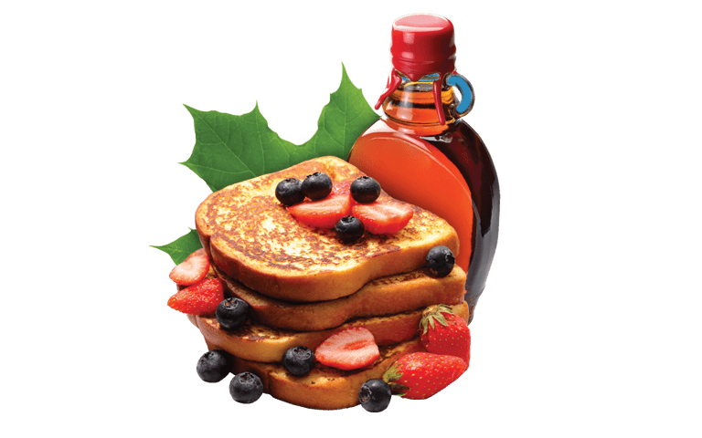 French Toast and maple syrup