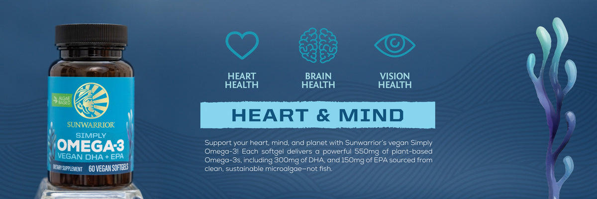 Simply Vegan Omega-3 - Life style banner image desktop