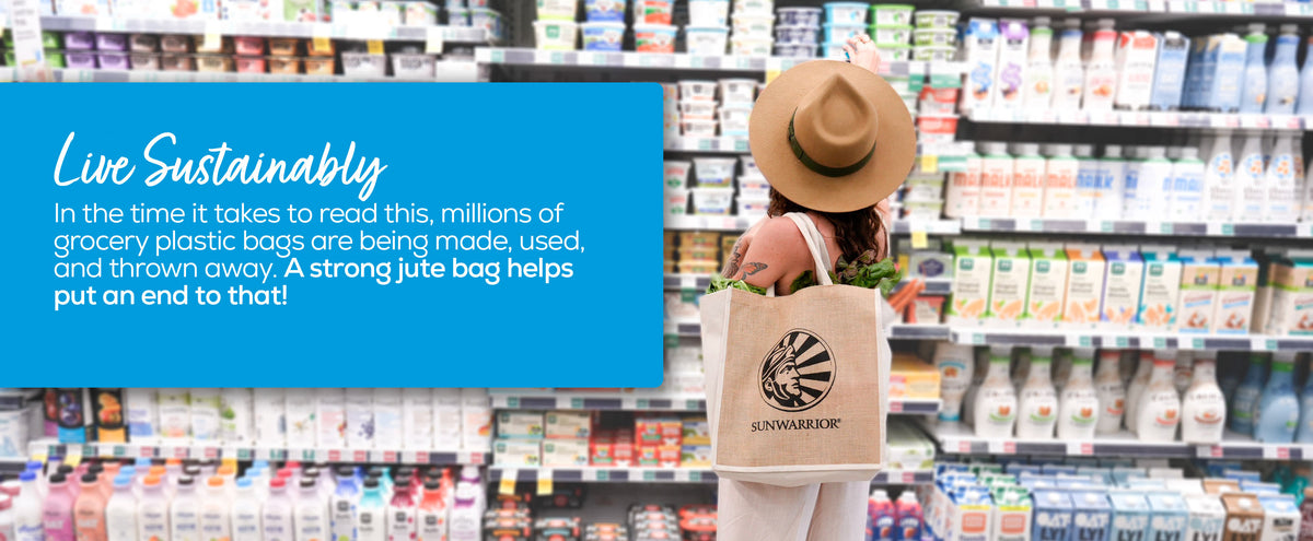 Jute Tote Bag - Life style banner image desktop