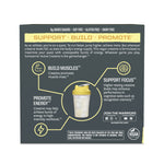 Sunwarrior Active Creatine supplement packaging with text and graphics on a dark background