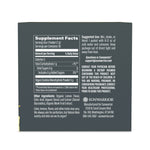 Supplement facts and suggested use on a Sunwarrior creatine monohydrate powder package with dosage and ingredient details.