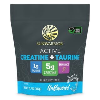 Active Creatine Plus Taurine Unflavored Vitamins & Supplements Sunwarrior 60 Servings