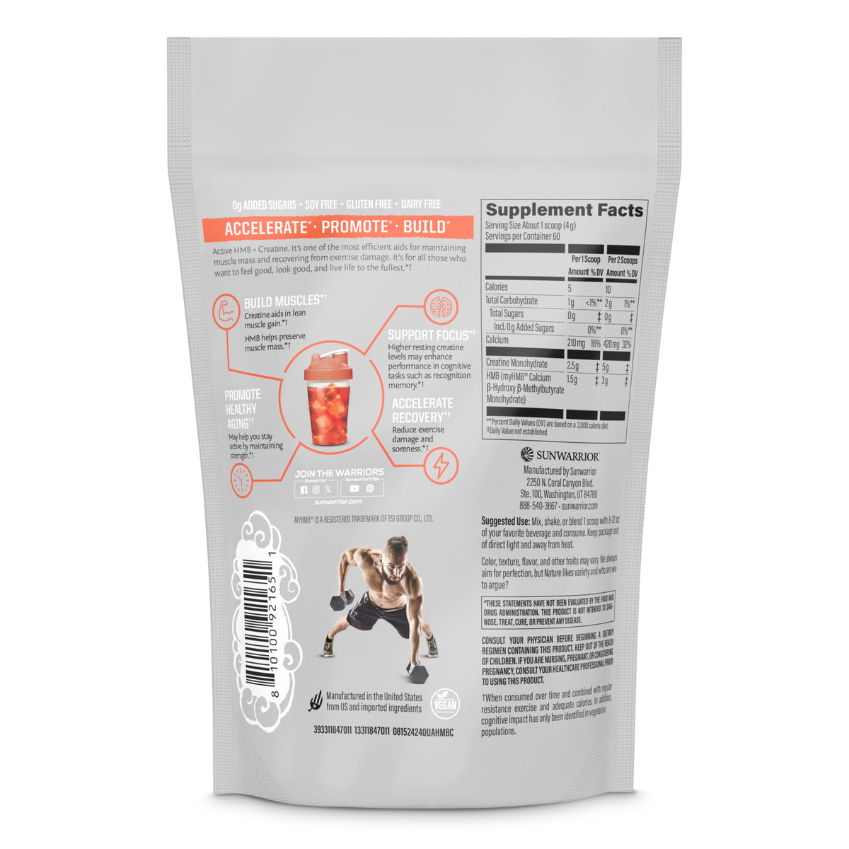 Active HMB + Creatine BUNDLE Bundle Sunwarrior