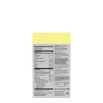 Supplement facts and ingredients label for a plant-based hydration supplement with vitamins and minerals.